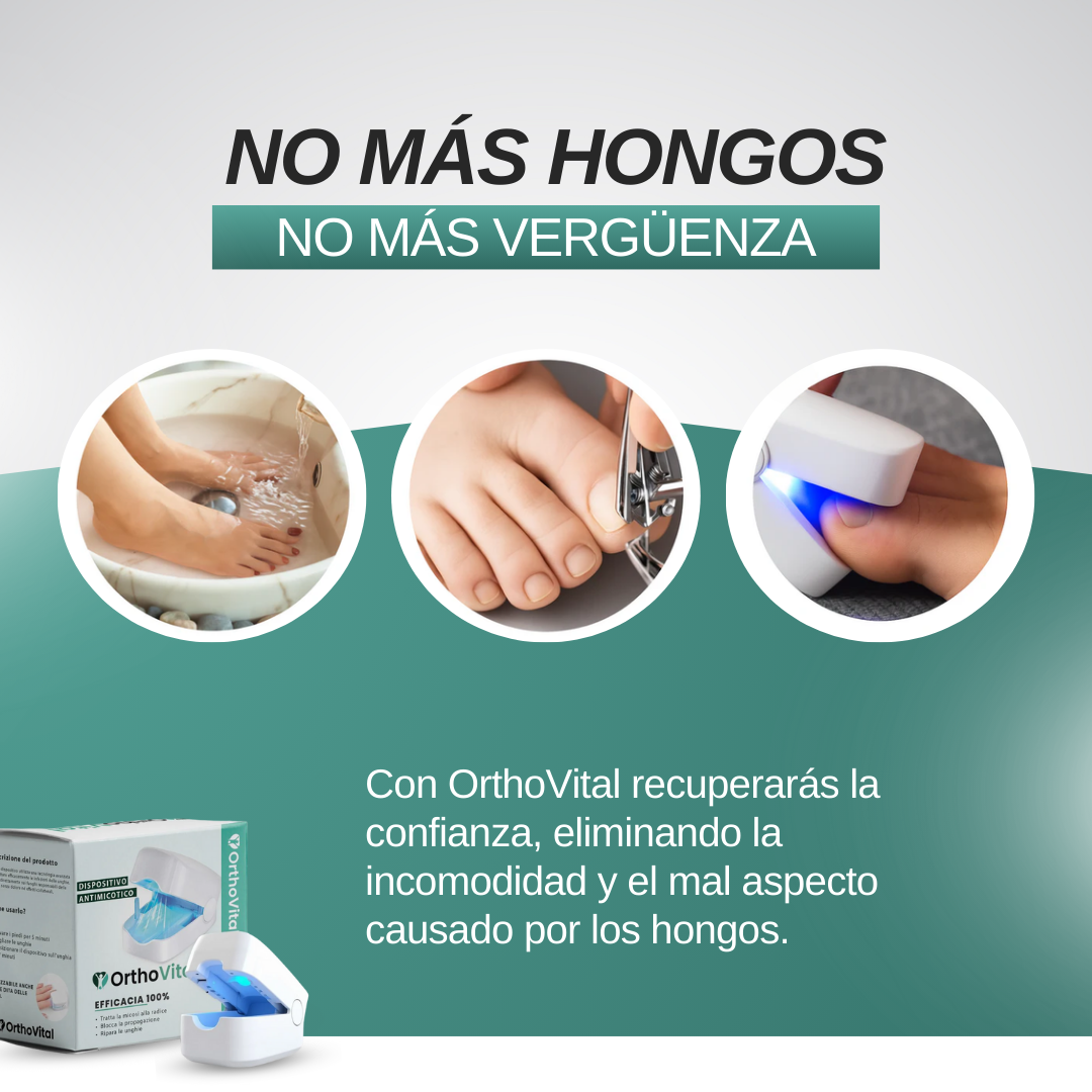 OrthoVital - Laser Anti Hongos - Compre 1 Llevate 2 GRATIS 🎁