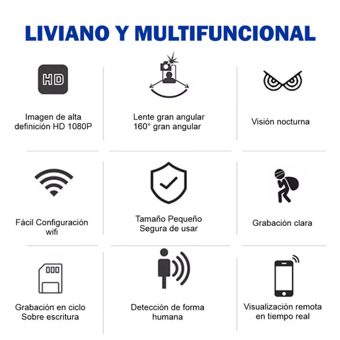 Mini Camara UltraX5™ - Compra 1 y Llévate 2 GRATIS 🎁