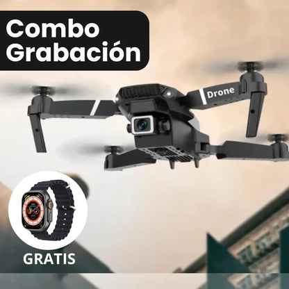 Combo Grabación: Dron Doble Camara 4k DroneXplorer™ + SmartWatch Ultra 7 GRATIS 🎁